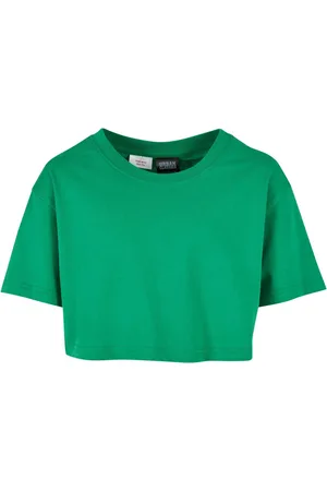 Urban classics Meisjes kimono kort t-shirt
