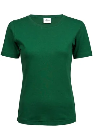 TeeJays Dames interlock t-shirt met korte mouwen