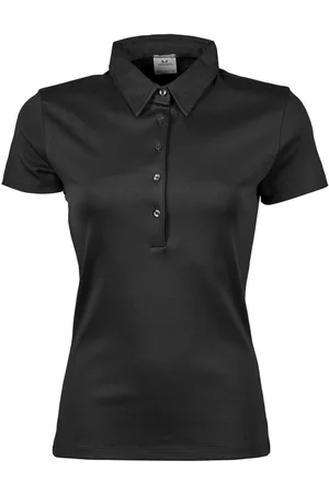 TeeJays Dames pima korte mouw katoenen poloshirt