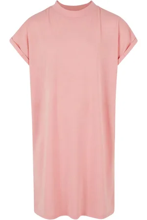 Urban classics Schildpadhals t-shirt jurk voor meisjes