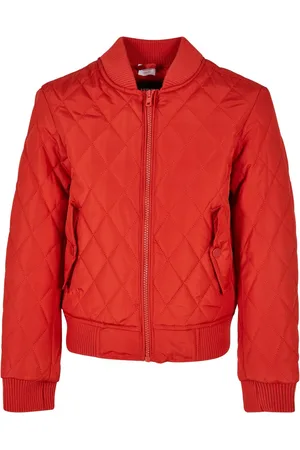 Urban classics Meisjes diamond quilt nylon jas
