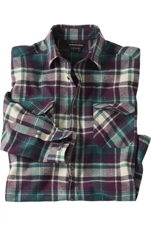 Atlas For Men Heren geruit flannel shirt