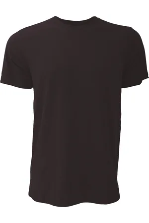Bella + Canvas Canvas unisex jersey crew t-shirt met hals / heren t-shirt met korte mouwen