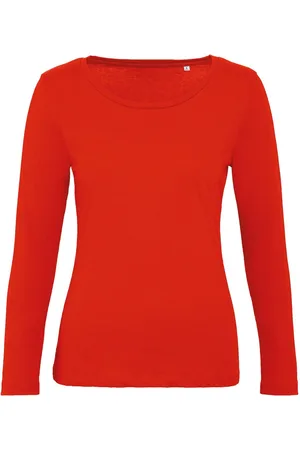 B and C Dames inspire organic t-shirt met lange mouwen