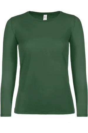 B and C Dames #e150 t-shirt met lange mouwen