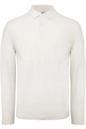 B and C Heren id.001 poloshirt met lange mouwen