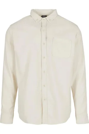 Urban classics Heren corduroy overhemd