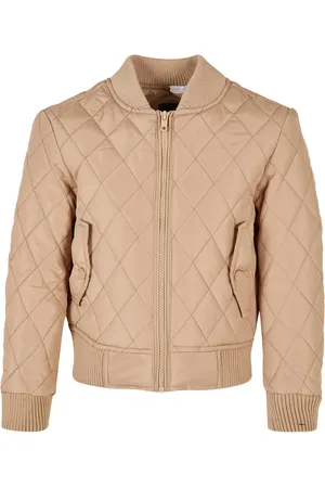 Urban classics Meisjes diamond quilt nylon jas