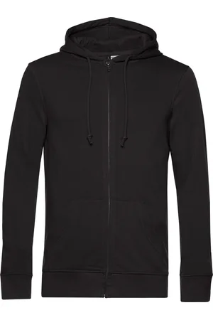 B and C Unisex inspire organic full zip hoodie voor volwassenen