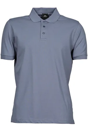 TeeJays Heren luxe stretch short sleeve polo shirt