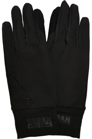 Urban classics Heren performance brede manchet logo handschoenen