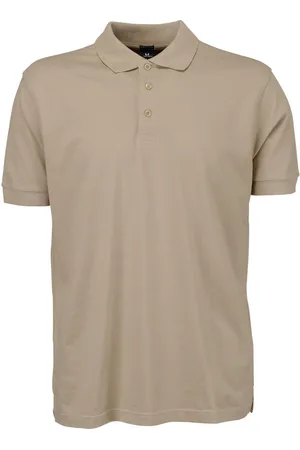 TeeJays Heren luxe stretch short sleeve polo shirt