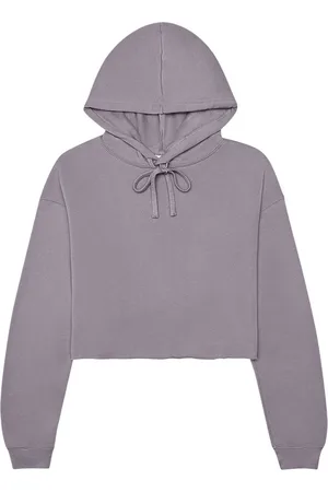 Bella + Canvas Dames fleece crop hoodie