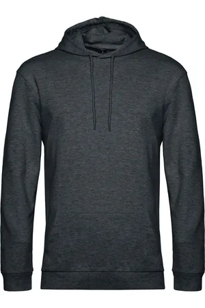 B and C Unisex adult heather french terry hoodie