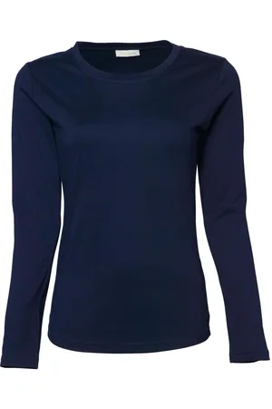 TeeJays Dames interlock t-shirt met lange mouwen
