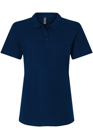 Gildan Dames pique soft touch poloshirt