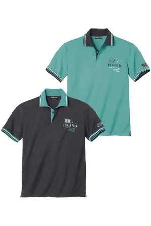 Atlas For Men Herenpolo (pak van 2)