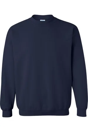 Gildan Unisex adult sweatshirt met zware mouwenhals