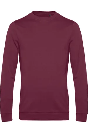 B and C Heren frans terry sweatshirt met inzet