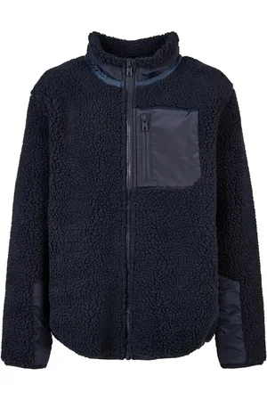 Urban classics Jongens sherpa jas