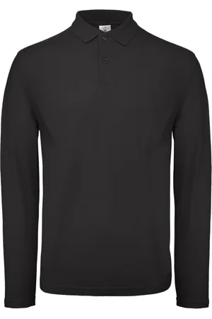 B and C Heren id.001 poloshirt met lange mouwen