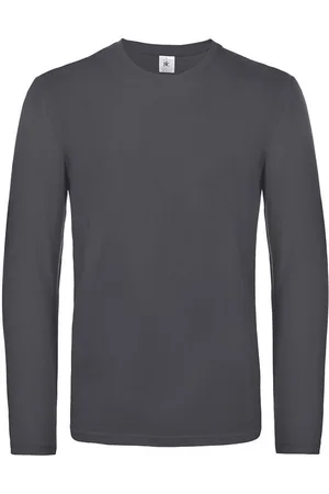 B and C Heren #e190 t-shirt met lange mouwen