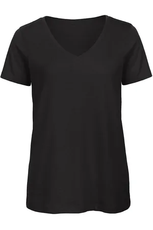 B and C B&c vrouwen/dames favoriete organic cotton v-neck t-shirt