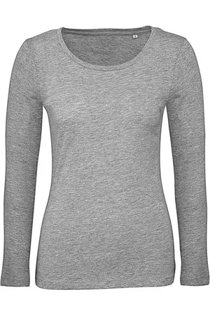 B and C Dames inspire organic t-shirt met lange mouwen