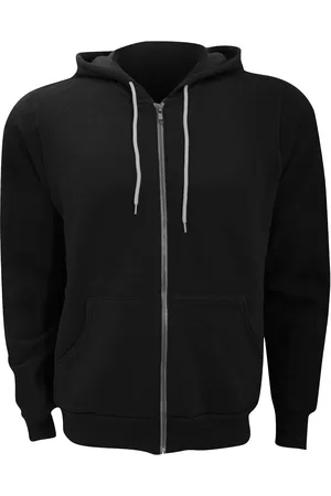 Bella + Canvas Canvas unixex zip-up polycotton fleece hooded sweatshirt / hoodie