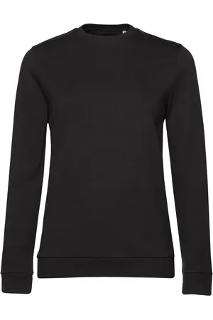 B and C Dames frans terry sweatshirt met inzetstuk