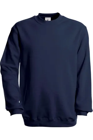 B and C B&c uniseksekset in modern cut crew neck sweatshirt