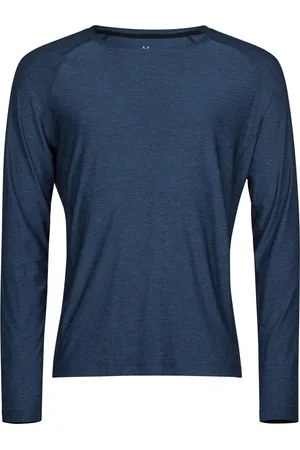 TeeJays Heren cooldry gewatteerd t-shirt met lange mouwen