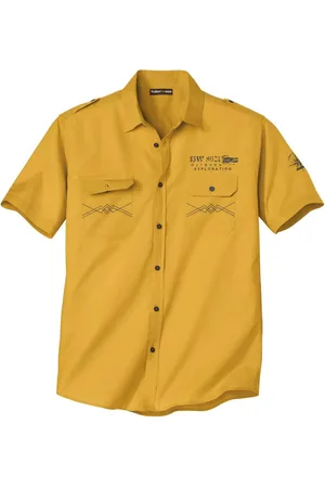 Atlas For Men Heren poplin piloten overhemd