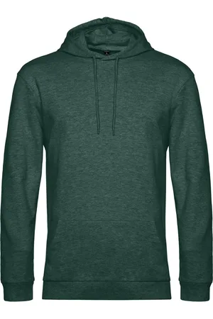 B and C Unisex adult heather french terry hoodie