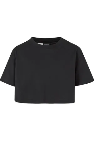 Urban classics Meisjes kimono kort t-shirt (set van 2)