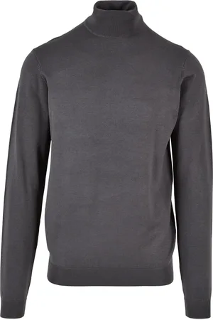 Urban classics Heren gebreid schildpad hals sweatshirt