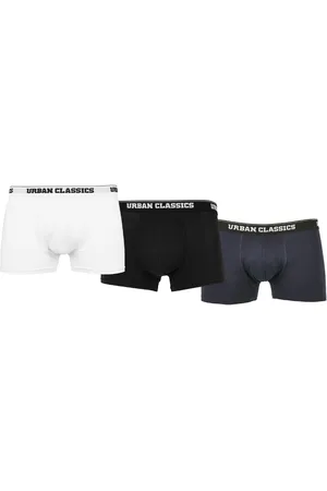 Urban classics Heren biologische boxershorts (set van 3)