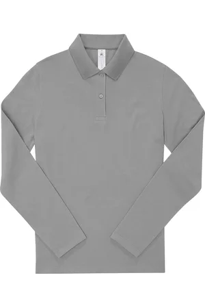 B and C Dames my polo 210 poloshirt met lange mouwen
