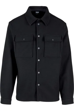 Urban classics Effen herenoverhemd