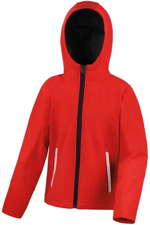 Result Kinder/kids tx performance hooded soft shell jacket
