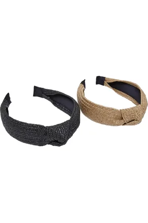 Urban classics Unisex gevlochten hoofdband voor volwassenen (set van 2)
