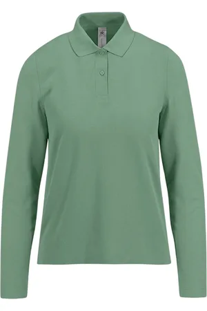 B and C Dames my polo 210 poloshirt met lange mouwen
