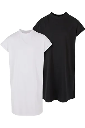 Urban classics Schildpad schouderjurk voor meisjes