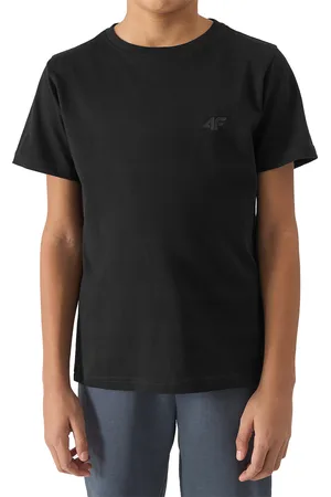 4F Katoenen t-shirt met logo voor jongens