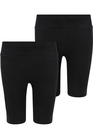 Urban classics Fietsbroek met hoge taille voor meisjes (set van 2)