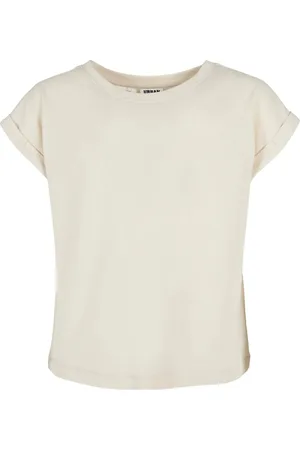 Urban classics Meisjes biologisch verlengd schouder t-shirt