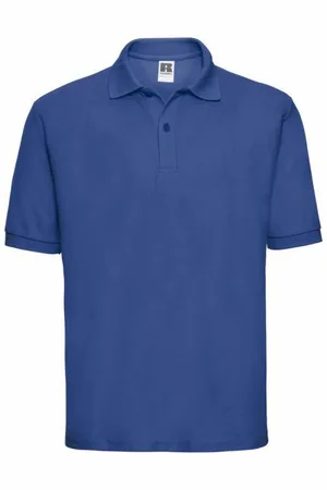 Jerzees Colours Russell mens klassiek poloshirt met korte mouwen van katoen