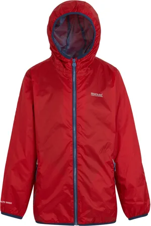 Regatta Groot buitenshuis kinderen/kinderen lever ii packaway rain jacket