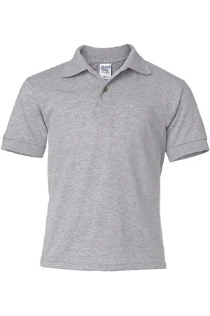 Gildan Dryblend childrens unisex jersey polo shirt