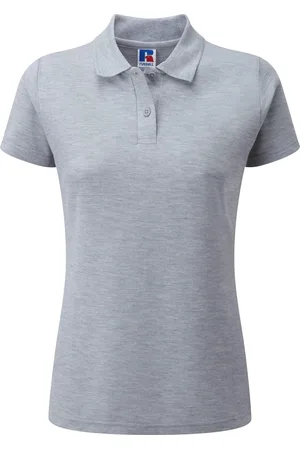Jerzees Colours Dames 65/35 poloshirt met korte mouwen en harde kraagpijpen